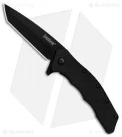 Kershaw Thicket Tanto Assisted Opening Knife Black GFN (Black Plain) 1328