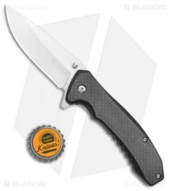 Kershaw Wire Spring Assisted Liner Lock Knife Carbon Fiber/G10 (3.25" Satin) -Blade HQ Kershaw Wire SA LL CF G 10 Satin KS1337X BHQ 99875 jr bottlecap