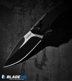Kershaw Induction Folding Knife Black GFN (3.125" Two-Tone) 1905 -Blade HQ Kershaw induction blk GFN 1905 BHQ 34432 dl