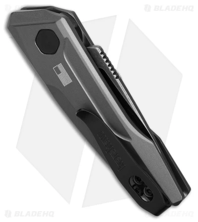 Kershaw Launch 9 Automatic Knife Drop Point Gray Aluminum (2" Black SW) 5 Kershaw Launch 9 Automatic Knife Drop Point Gray Aluminum (2" Black SW) - Image 3