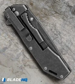 Kershaw 1304BW Assisted Opening Frame Lock Knife (3.25 Black SW) -Blade HQ kershaw 1304BW black sw KS1304BW BHQ 37638 er side