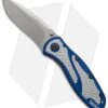 Kershaw Blur Assisted Opening Knife Blue/Twill (3.375" Stonewash) 1670NBS30V 1 Kershaw Blur Assisted Opening Knife Blue/Twill (3.375" Stonewash) 1670NBS30V -Blade HQ kershaw 1670nbs30v blur blue g10 twill navy