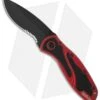 Kershaw Blur Assisted Opening Knife Red (3.375" Black Serr) 1670RDBLKST 2 Kershaw Blur Assisted Opening Knife Red (3.375" Black Serr) 1670RDBLKST -Blade HQ kershaw 1670rdblkst blur red black folder