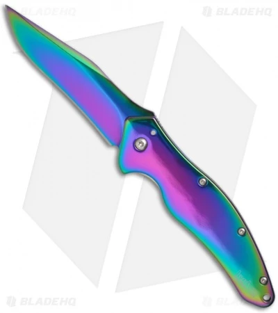 Kershaw Shallot Assisted Opening Knife (3.5" Spectrum) 1840VIB 3 Kershaw Shallot Assisted Opening Knife (3.5" Spectrum) 1840VIB