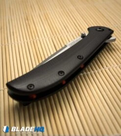 Kershaw Al Mar AM-3 Assisted Opening Knife Black G-10 (3" Satin) -Blade HQ kershaw am 3 blk g10 BHQ 68823 dl