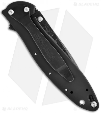 Kershaw Leek Assisted Opening Knife Black (3" Damascus) 1660DAMBK 4 Kershaw Leek Assisted Opening Knife Black (3" Damascus) 1660DAMBK - Image 2