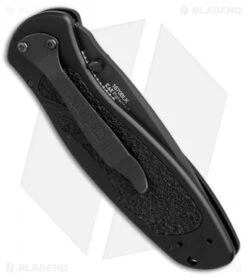Kershaw Blur Assisted Opening Tactical (3.375" Black) 1670BLK -Blade HQ kershaw blur black black 1670BLK BHQ 0140 er side