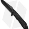 Kershaw Thermite Flipper Assisted Opening Knife (3.5" Black) 3880BLK -Blade HQ kershaw flipper thermite black plain 3880blk