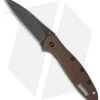 Kershaw Leek Assisted Opening Knife Brown (3" Black) Elmax 1660SWBRN -Blade HQ kershaw leek 160bwbrn cm