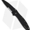Kershaw Leek Assisted Opening Knife (3" Black Serr) 1660CKTST -Blade HQ kershaw leek 1660CKTST