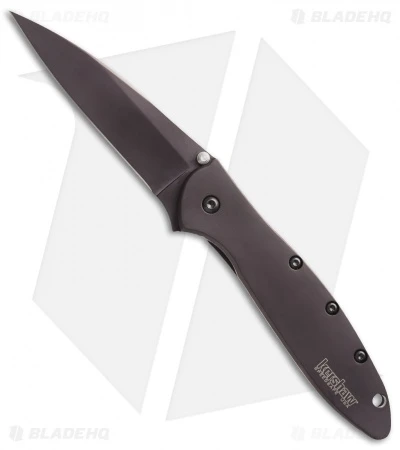 Kershaw Leek Assisted Opening Knife (3" Brown) 1660BRN 3 Kershaw Leek Assisted Opening Knife (3" Brown) 1660BRN