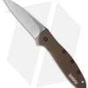 Kershaw Leek Assisted Opening Knife Brown (3" Stonewash) Elmax 1660SWBRN 2 Kershaw Leek Assisted Opening Knife Brown (3" Stonewash) Elmax 1660SWBRN -Blade HQ kershaw leek brown 1660sw brn cm