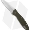 Kershaw Leek Assisted Opening Knife Olive (3" Bead Blast) 1660OL -Blade HQ kershaw leek olive 1660ol bhq 14810 jr 2