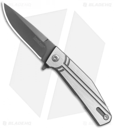 Kershaw Nura 3.0 Flipper Knife (3" Gray) 4030TIKVT 3 Kershaw Nura 3.0 Flipper Knife (3" Gray) 4030TIKVT