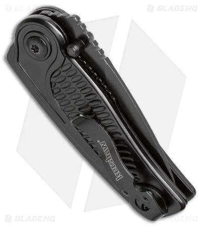Kershaw Spoke Assisted Opening Flipper Knife (2" Black) 1313BLK 4 Kershaw Spoke Assisted Opening Flipper Knife (2" Black) 1313BLK - Image 2