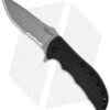Kershaw Volt II Assisted Opening Knife Black (3.25" Bead Blast Serr) 3650ST -Blade HQ kershaw volt ii 3650 st BHQ 6845 jr